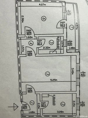 Ap 2 cam,zona centrala,50mp,etaj1,balcon,centrala,termopane,termoizolat