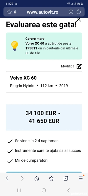 Volvo xc60 T8 plug in hybrid - imagine 7