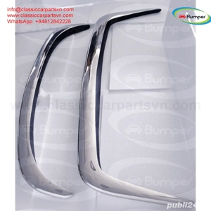 Ferrari 250 GT SWB California Spyder bumper by stainless steel new  - imagine 4