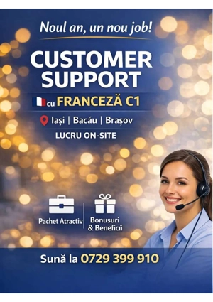 It customer support cu franceza