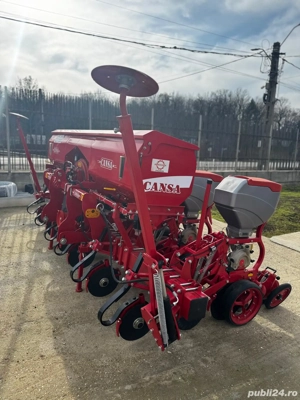 Semanatoare plante prasitoare pe 6 randuri Cansa cu bazin mare de fertilizare - imagine 3