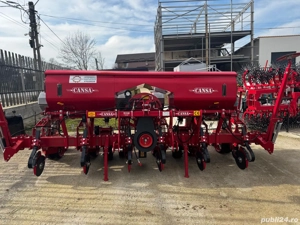 Semanatoare plante prasitoare pe 6 randuri Cansa cu bazin mare de fertilizare - imagine 6