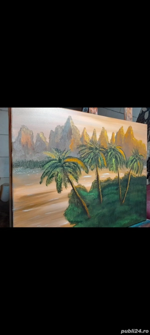 Tablouri pictate cu acrilic pe panza 50 70