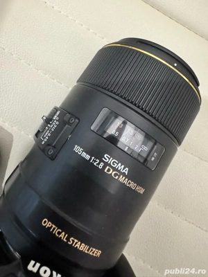 Obiectiv Sigma 105mm f 2.8 EX DG OS HSM Macro