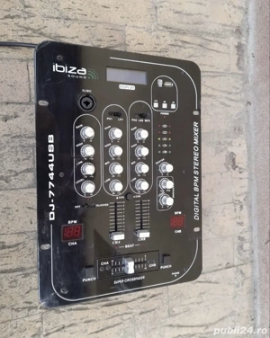 Ibiza Dj-7744 USB mixer Dj.