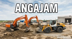 Angajăm Operatori Excavator (Utilaje Noi) și Încărcător Frontal