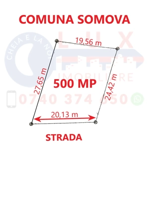 ID 7576 Teren intravilan - Comuna Somova