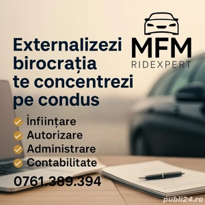 Contabilitate si Administrare PFA Uber Bolt Ridesharing si altele