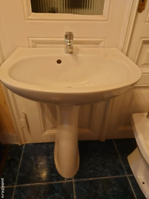 Chiuveta cu picior și bideu Mondial 