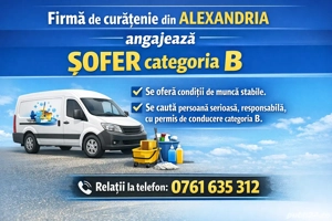 Angajam șofer categoria B