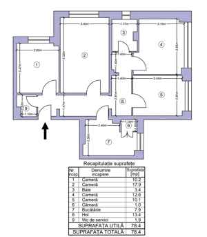 Inchiriez spatiu comercial- apartament 4 camere, Parter - imagine 3