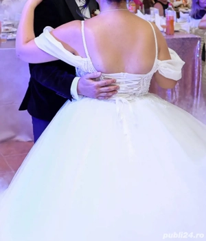 Rochie mireasa tip prințesă - imagine 2