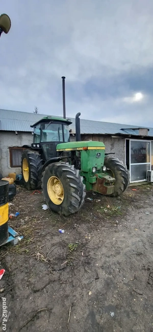 Vând John Deere 4350 și plug