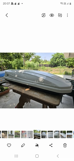 Portbagaj auto suspendat