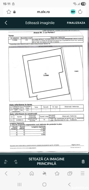 Casa neterminata nelegalizata de 80m2 pe teren de 131m2 - imagine 6