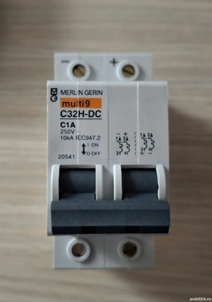 6 sigurante electrice automate DC ptr curent continuu - imagine 3