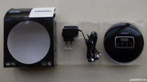 cd player walkman GRUNDIG CDP 6600 CD-R,CD-RW,MP3,cutie originala+casti+alimentator 