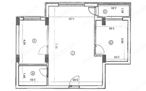 Apartament cu CF, 3 camere, 63 mp, zona Vivo Mall - imagine 3
