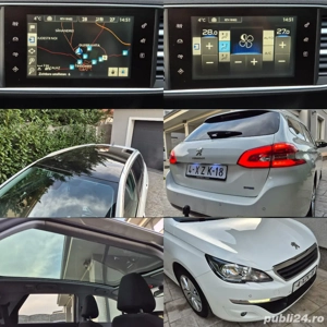 Peugeot-308-Panoramic-1.6-Hdi-120 cp-Euro 6-Led-Navigatie-6+1 Viteze-Olanda- - imagine 5