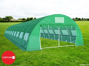 6x12 m Solar de gradina 72 mp, teava galvanizata