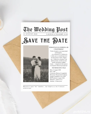 Invitatii de nunta personalizate - imagine 5