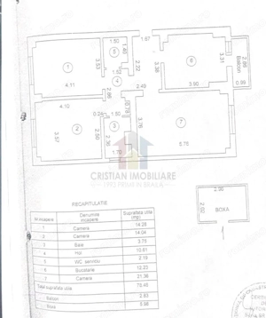 PARTER Ap 3 camere zona Dorobanti-Pta Mare, bloc finalizat1990 - imagine 8