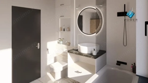 Apartament modern, 2 camere, open-space, 53 mp utili - Esso, Giroc - imagine 7