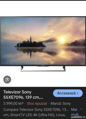 tv Smart Sony Bravia 4Ktv Smart Sony Bravia 4K 55XE7096