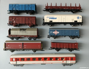 Vagoane de marfa trenulet electric H0