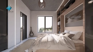 Apartament modern, 3 camere, 73,2 mp utili, open-space - Esso Giroc - imagine 5