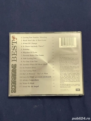 CD audio original Scorpions - Best (EMI Electrola GmbH - 1999) - imagine 2