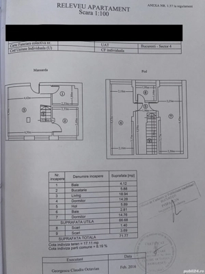 Vand Duplex la 4min mers pe jos de metrou Apărătorii Patriei, 3 camere, 2 bai, 72mp - imagine 8