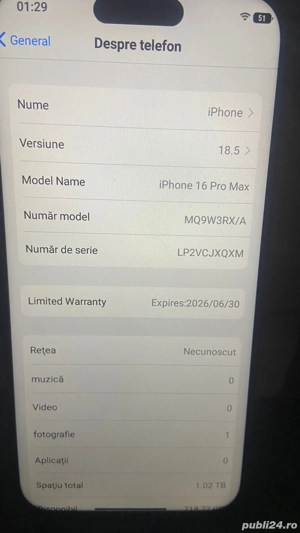 vand iphone 16 pro max - imagine 2