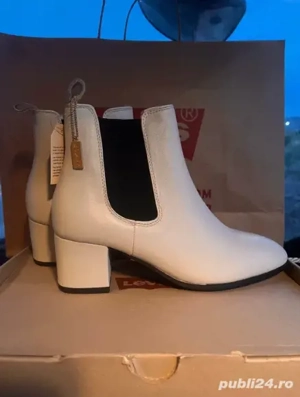 Botine cu toc Levis 