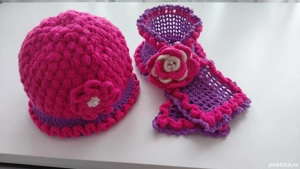 Set coroșetat - fetițe,  7 ani