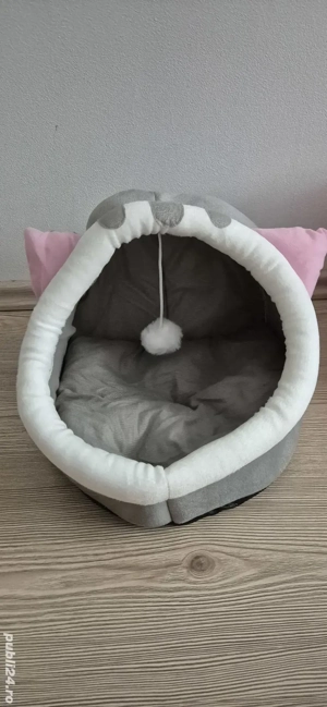 Culcus pisici  catei talie mica  - imagine 2