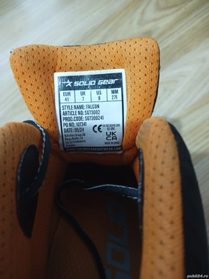 nr 41 Solid Gear Falcon S3 bocanci de lucru  - imagine 3