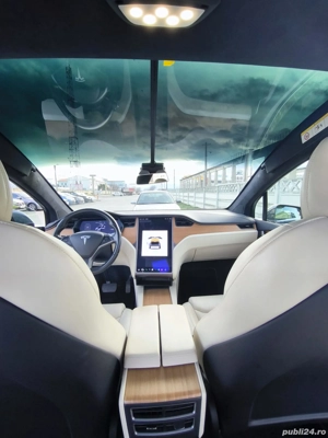 Tesla Model X Long Range, 2020, 436 CP, baterie 100 kw, TVA Deductibil - imagine 8