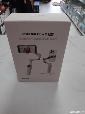 UP Bucuresti Stabilizator Gimbal INSTA360 Flow 2 Pro Garantie