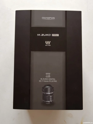 Obiectiv foto Olympus ED 7-14mm f2.8 Pro