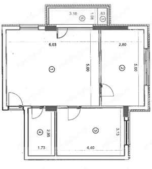 Apartament cu CF, 3 camere, 64 mp, zona Vivo Mall - imagine 5