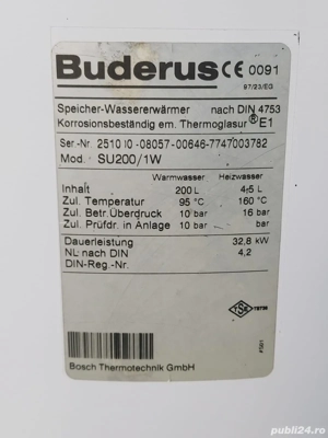 boiler buderus  - imagine 3