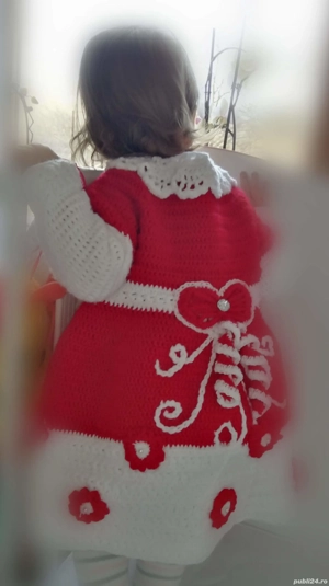 Rochiță crosetată,  fetițe 3-4 ani