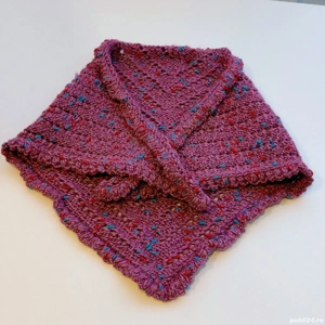 Șal împletit,  fetițe, 1-3 ani