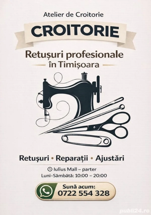 Croitorie   retusuri & ajustari haine