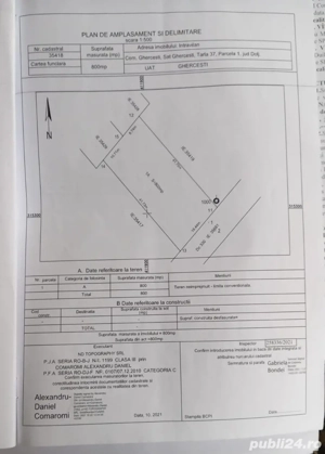 Teren Ghercesti - 800mp
