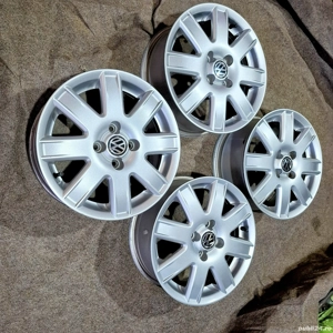 Vând set roți aluminiu R15 VW 4x100 - Polo Up! Polo 4 Citigo Mii - imagine 4