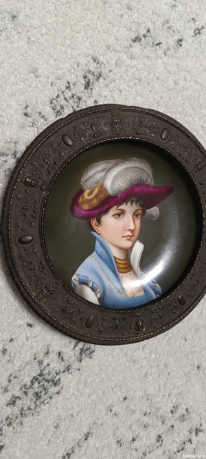 Farfurie decorativa pictată 