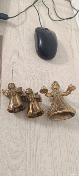 Suport lumânări îngerași din bronz 