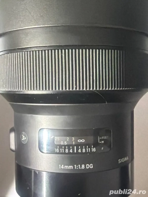 Sigma 14 mm f1,8 